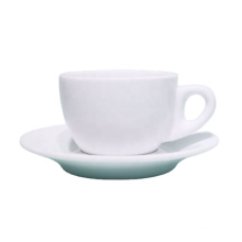 Knochen Cappuccino Großartiger Aufkleber Logo Großhandel Kaffee Geschenkbecher und Untertassen -Set